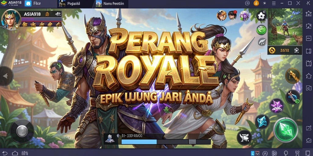 Tampilan gameplay <strong>ASIA918</strong> yang mendebarkan saat bertarung.