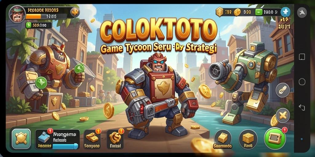 Tampilan menarik dari gameplay COLOKTOTO saat membangun kerajaan bisnis.
