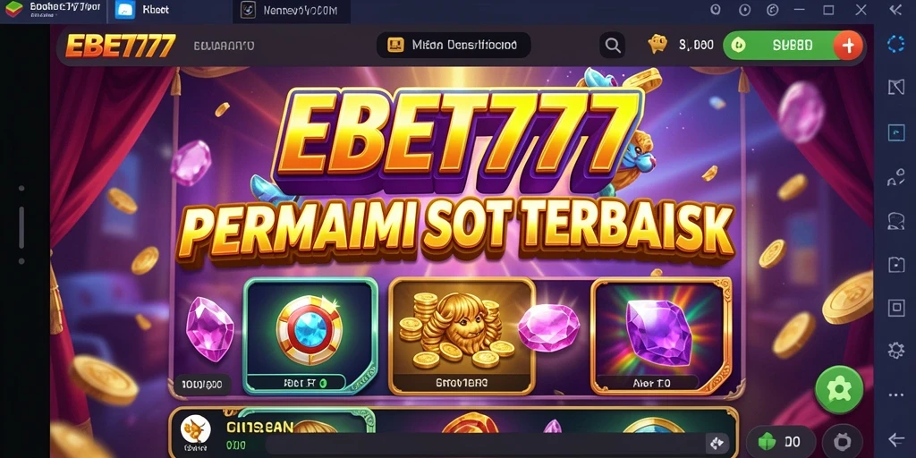 Tampilan gameplay EBET777 yang menarik dan menegangkan saat bermain Slot.