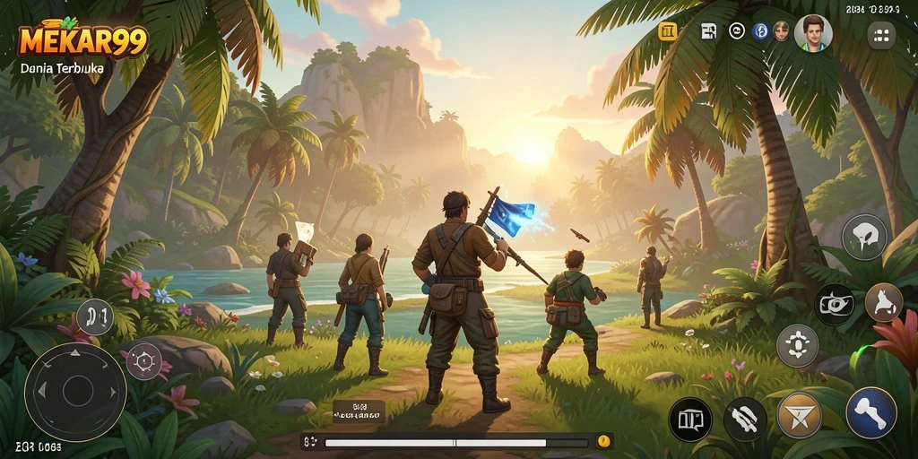 Tampilan gameplay MEKAR99 yang memukau dan interaktif.