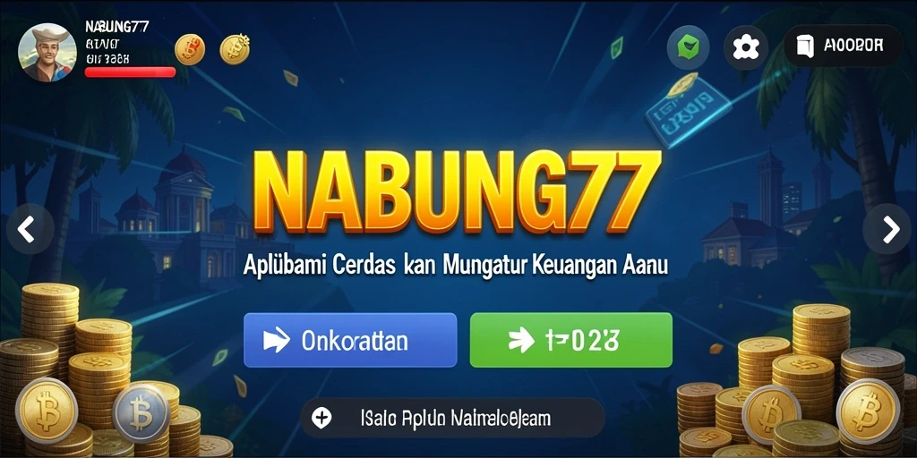 Tampilan antarmuka NABUNG77 yang intuitif dan modern.