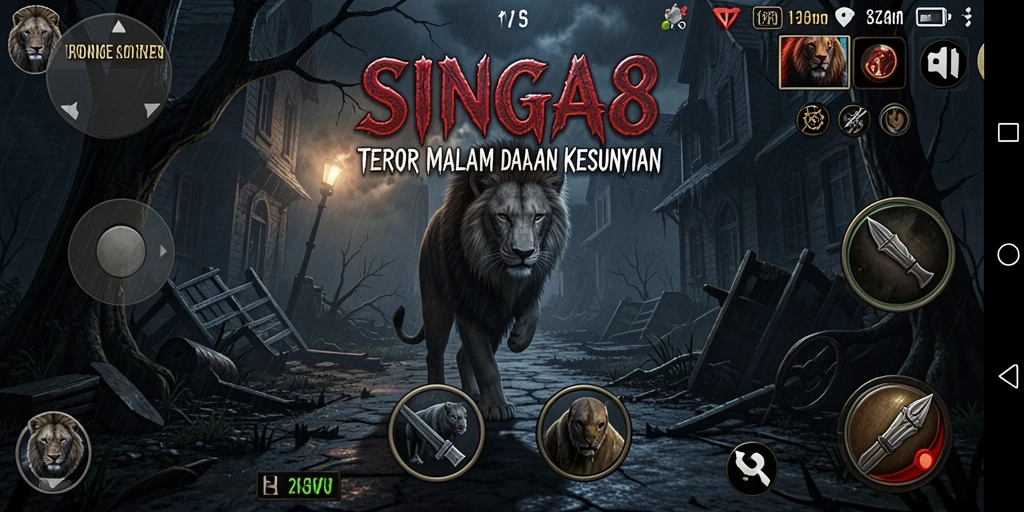 Gameplay menegangkan di dunia kegelapan SINGA8.