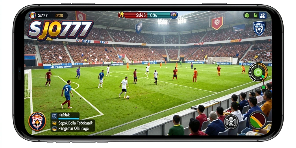 Tampilan gameplay menarik dari SJO777 dengan aksi di lapangan.