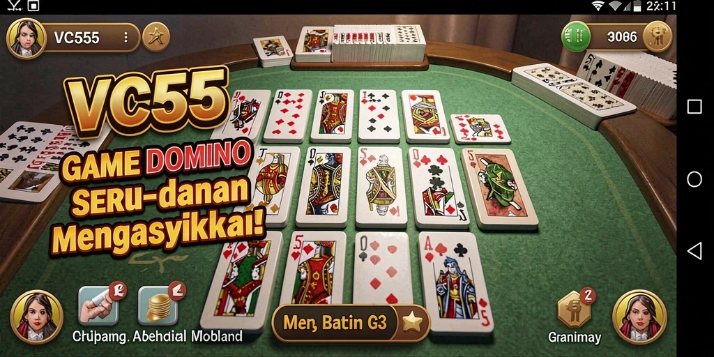 Tampilan gameplay VC55 yang mengasyikkan dan penuh warna.