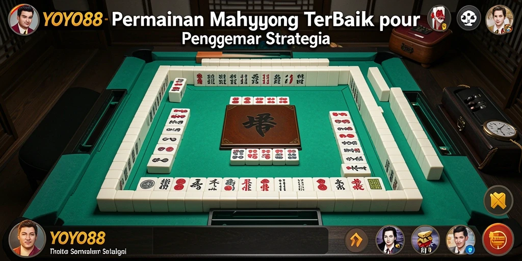 Screenshot utama YOYO88 menampilkan aksi seru permainan Mahjong.